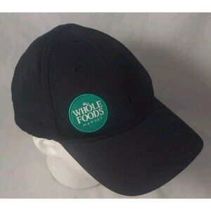 Whole Foods Market Employee Uniform Adjustable Strapback Hat/Cap-EXCELLENT!